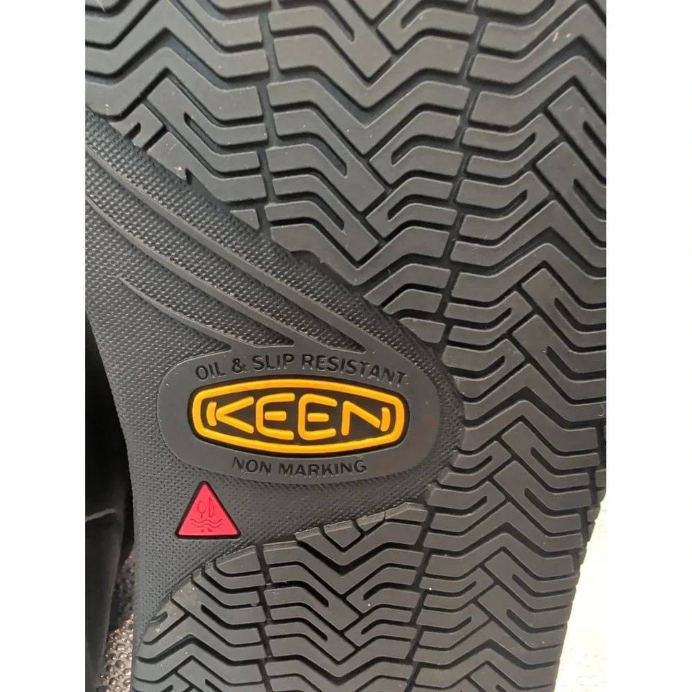 Keen Utility Mens Kenton Mid PTC Soft Toe Black Leather Work Boots Size 11D